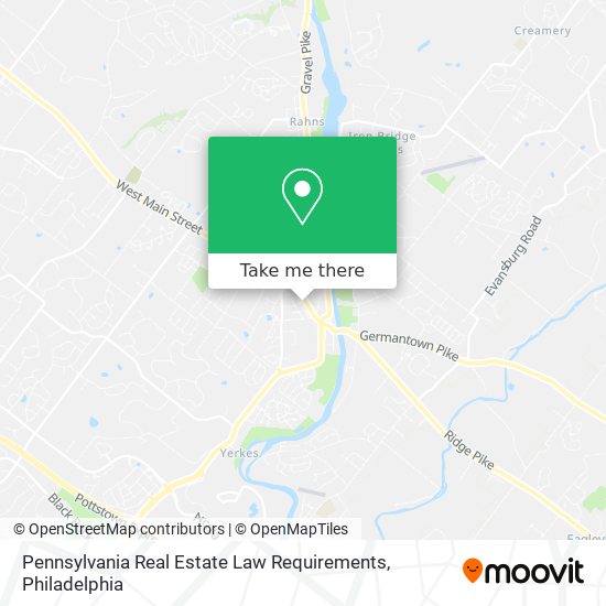 Pennsylvania Real Estate Law Requirements map