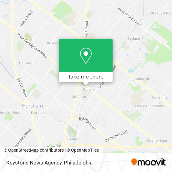 Keystone News Agency map