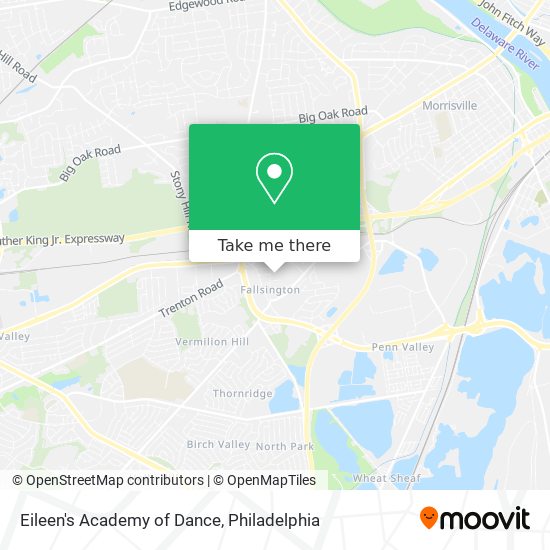 Mapa de Eileen's Academy of Dance