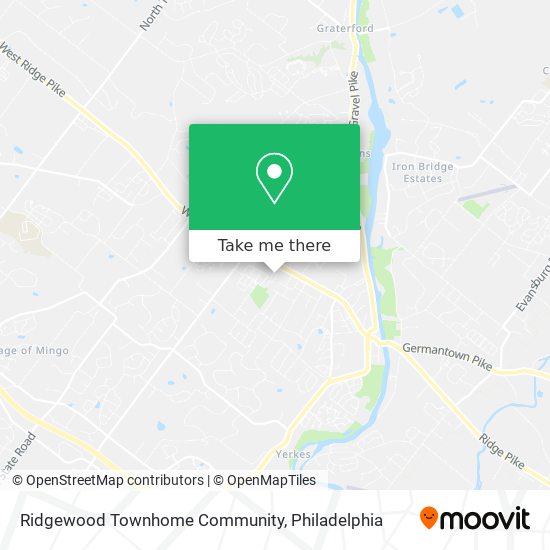 Mapa de Ridgewood Townhome Community