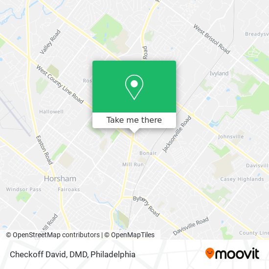 Checkoff David, DMD map