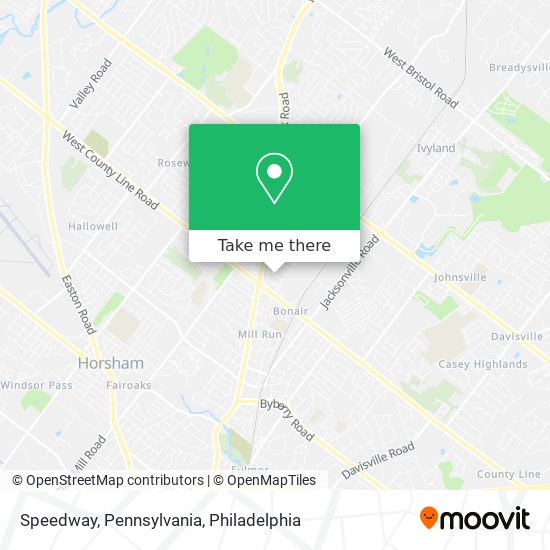 Speedway, Pennsylvania map