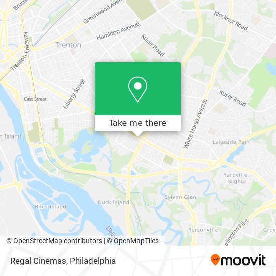 Mapa de Regal Cinemas