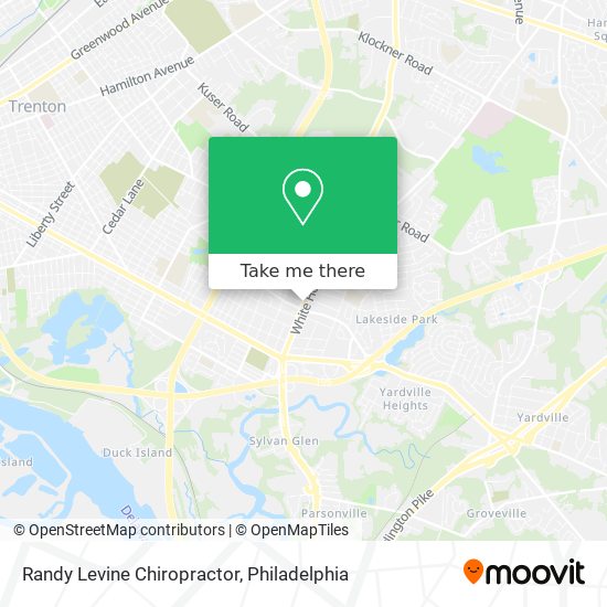 Randy Levine Chiropractor map