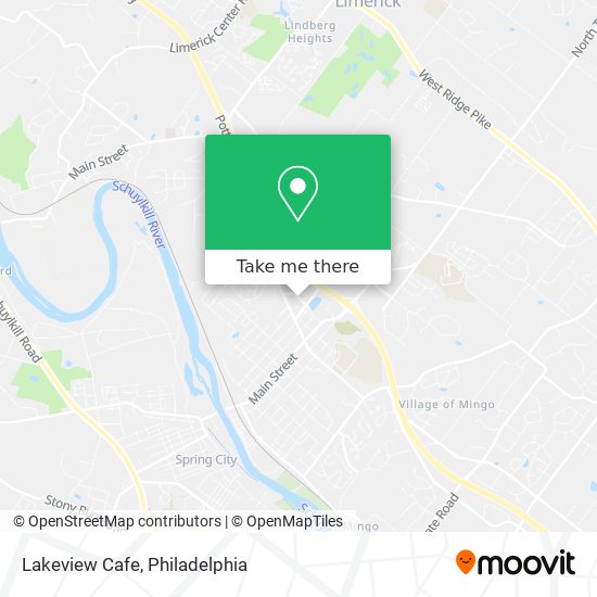 Lakeview Cafe map