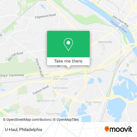 U-Haul map