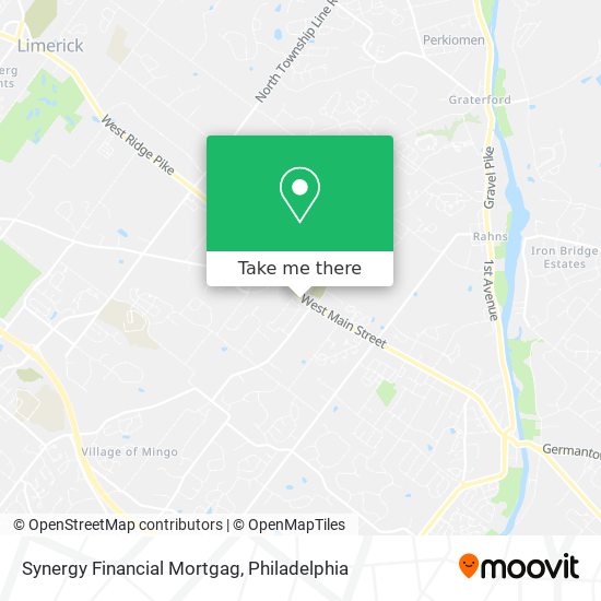 Synergy Financial Mortgag map