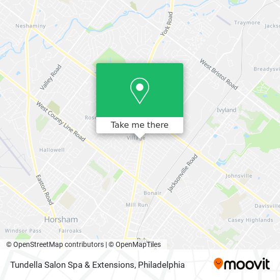 Tundella Salon Spa & Extensions map