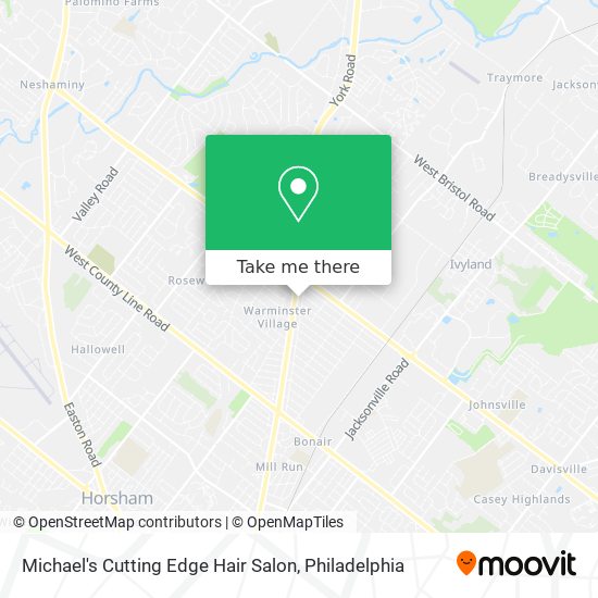 Michael's Cutting Edge Hair Salon map