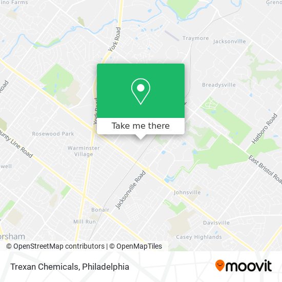 Trexan Chemicals map