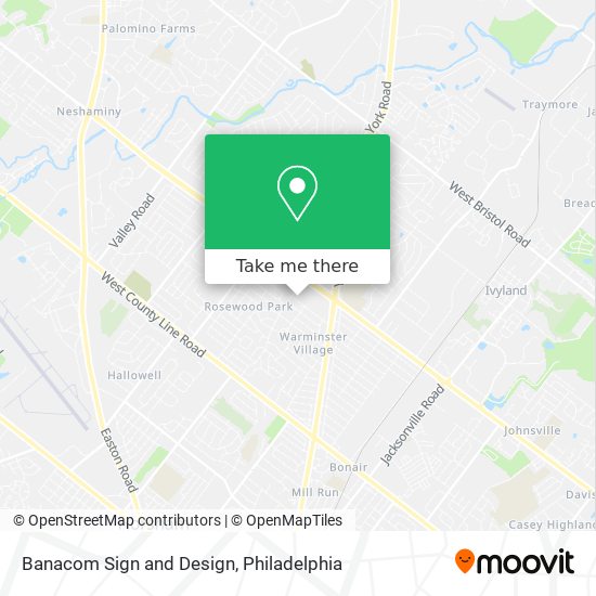 Banacom Sign and Design map