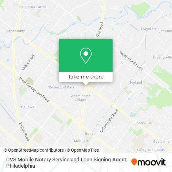 Mapa de DVS Mobile Notary Service and Loan Signing Agent