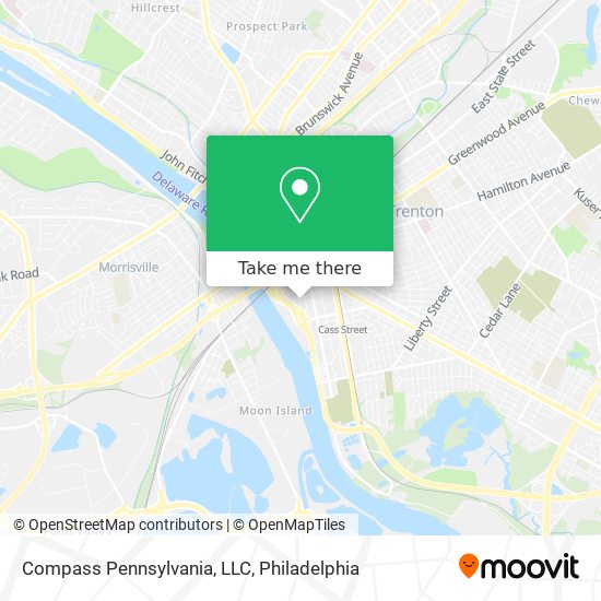 Mapa de Compass Pennsylvania, LLC