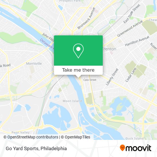 Go Yard Sports map