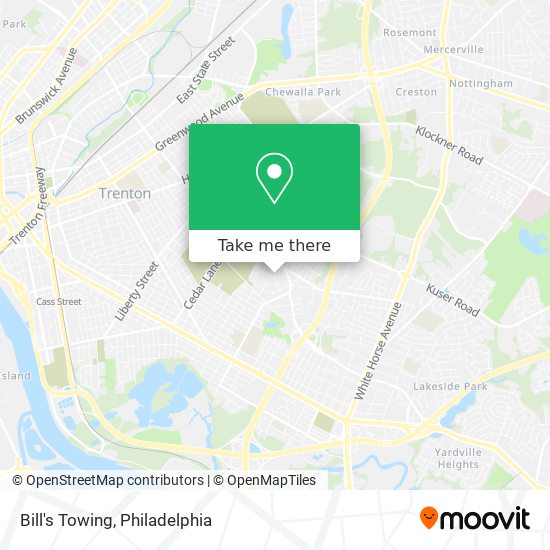 Mapa de Bill's Towing