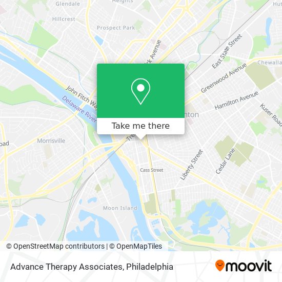 Mapa de Advance Therapy Associates