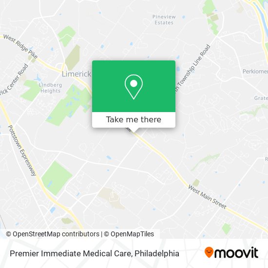 Mapa de Premier Immediate Medical Care