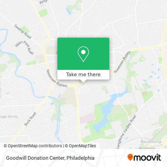 Goodwill Donation Center map