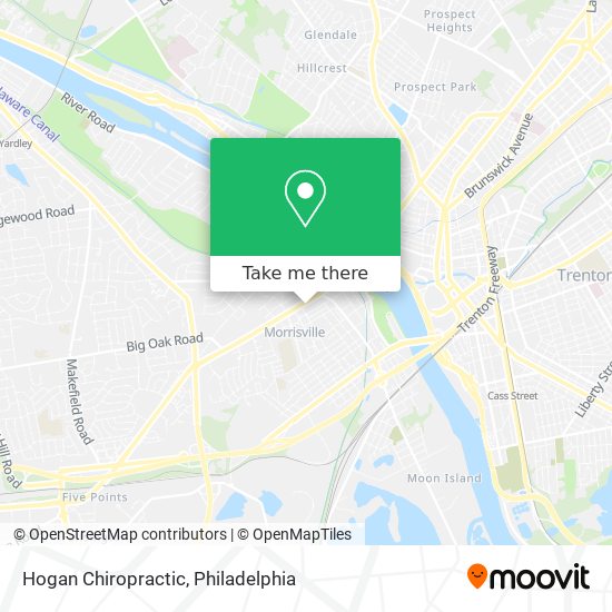 Hogan Chiropractic map