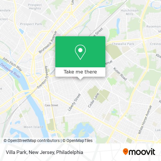 Villa Park, New Jersey map