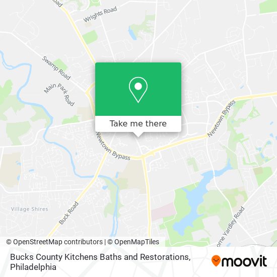 Mapa de Bucks County Kitchens Baths and Restorations