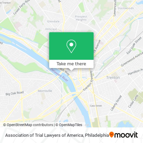 Mapa de Association of Trial Lawyers of America