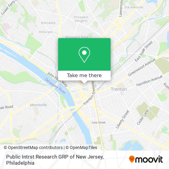 Mapa de Public Intrst Research GRP of New Jersey