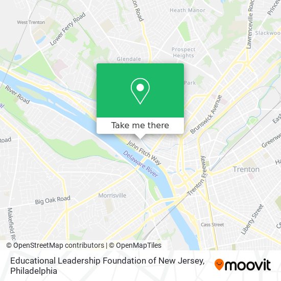 Mapa de Educational Leadership Foundation of New Jersey