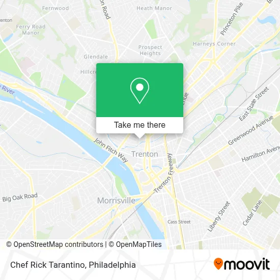 Chef Rick Tarantino map