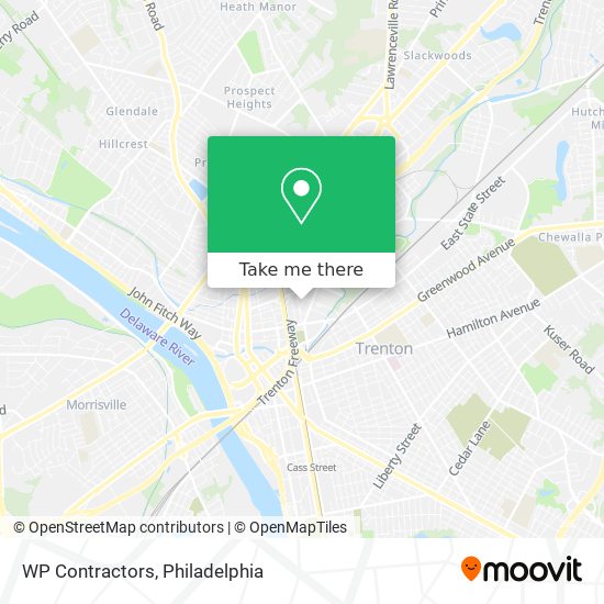 WP Contractors map