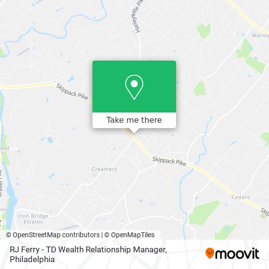RJ Ferry - TD Wealth Relationship Manager map