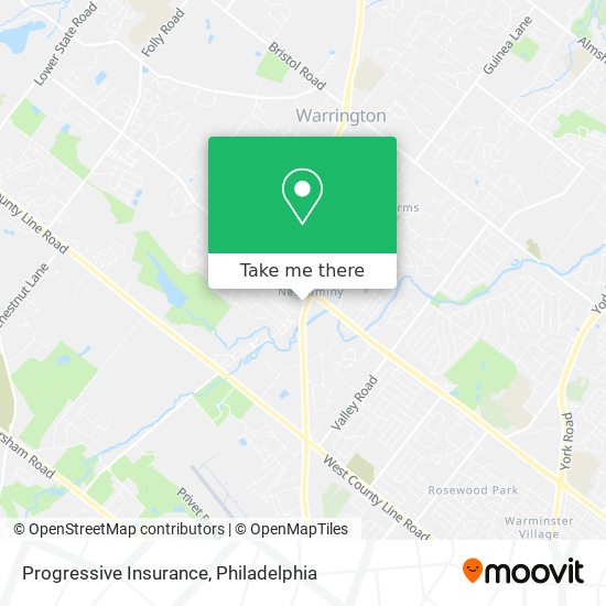 Progressive Insurance map