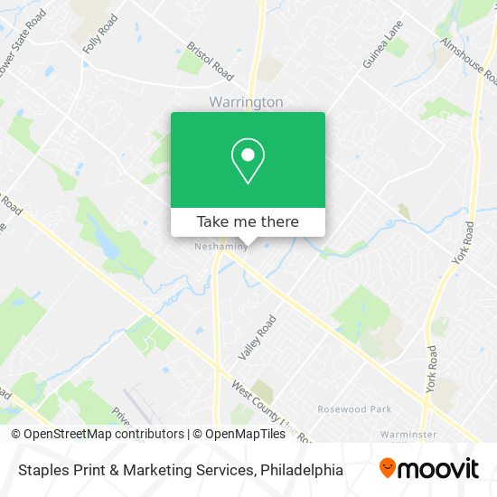 Staples Print & Marketing Services map