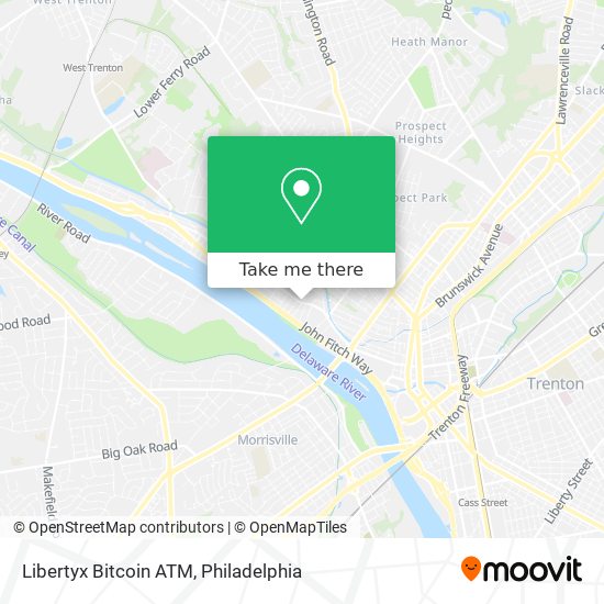 Mapa de Libertyx Bitcoin ATM