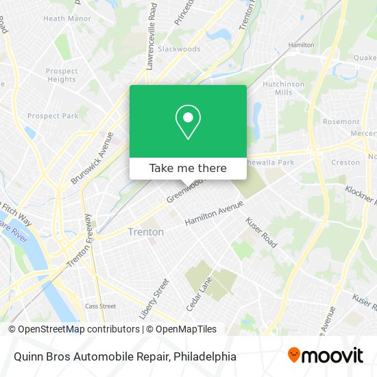 Mapa de Quinn Bros Automobile Repair