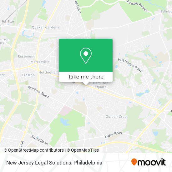Mapa de New Jersey Legal Solutions