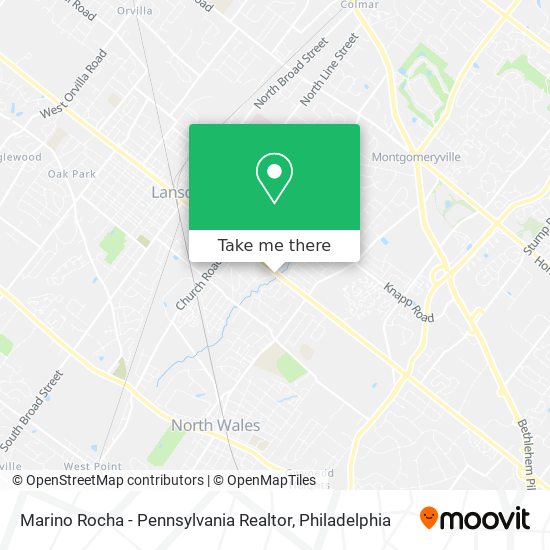 Mapa de Marino Rocha - Pennsylvania Realtor