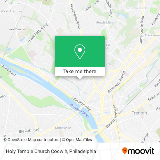 Mapa de Holy Temple Church Cocwih
