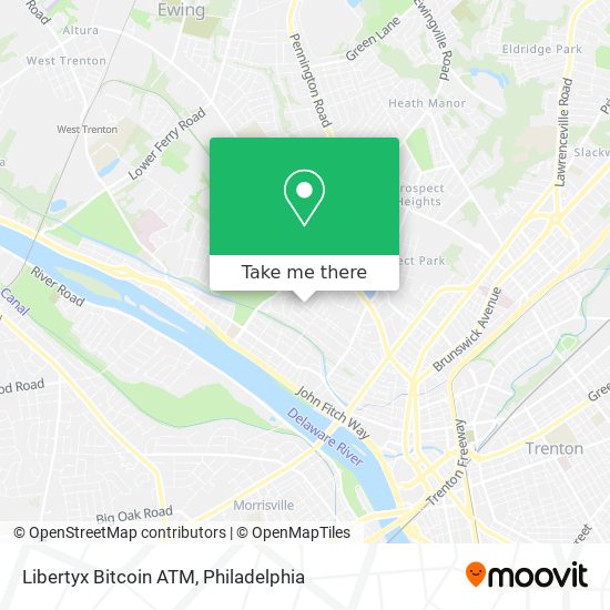 Mapa de Libertyx Bitcoin ATM