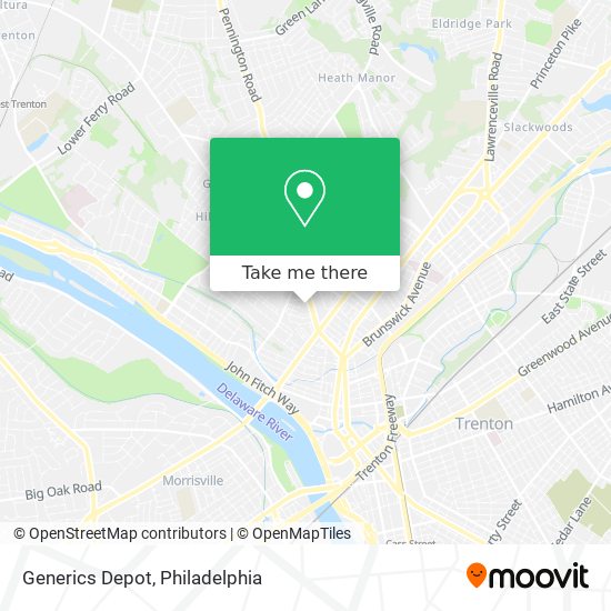 Mapa de Generics Depot