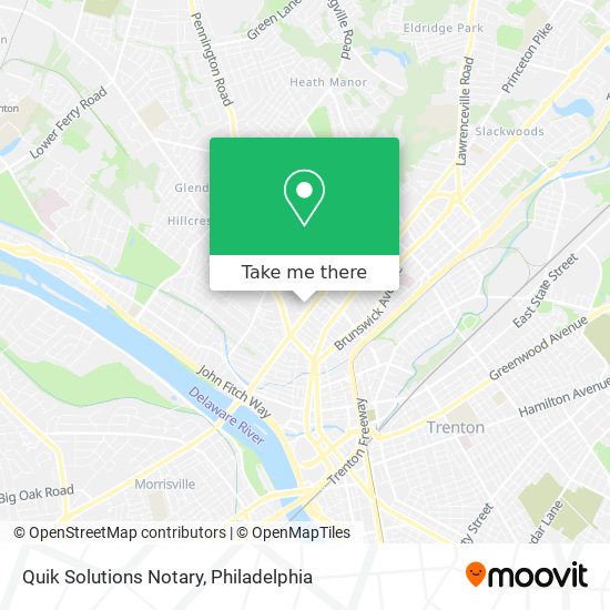 Quik Solutions Notary map