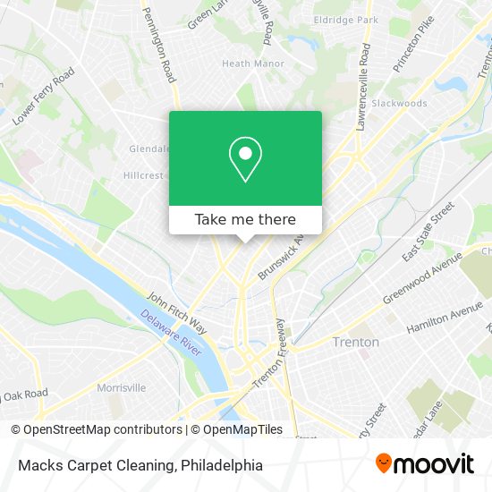 Macks Carpet Cleaning map