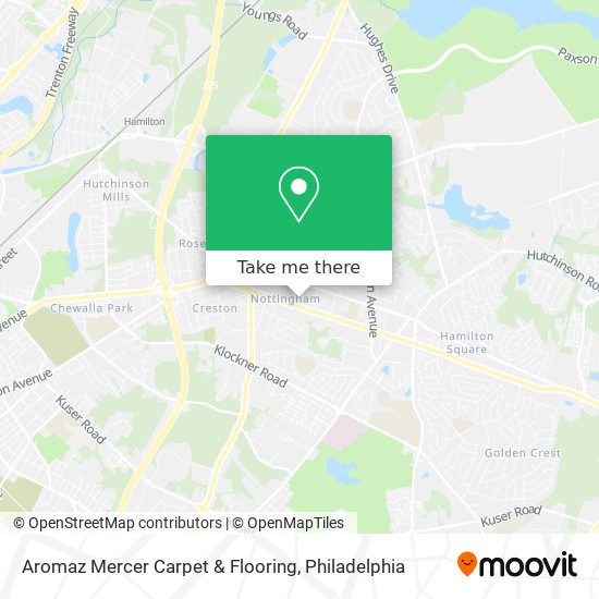 Aromaz Mercer Carpet & Flooring map