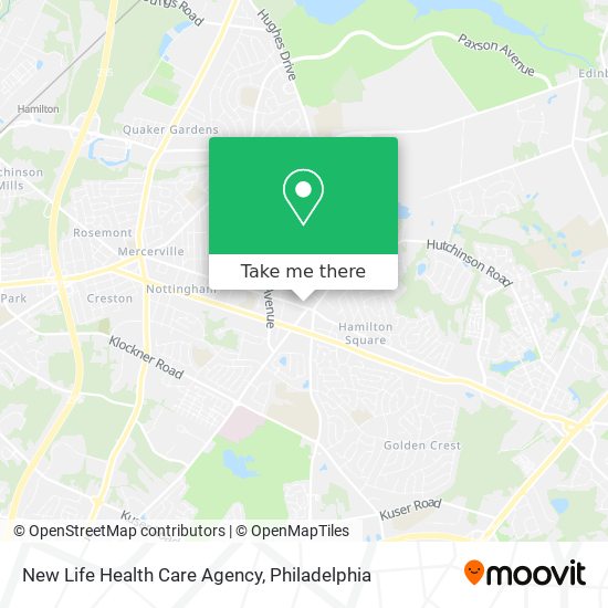 New Life Health Care Agency map