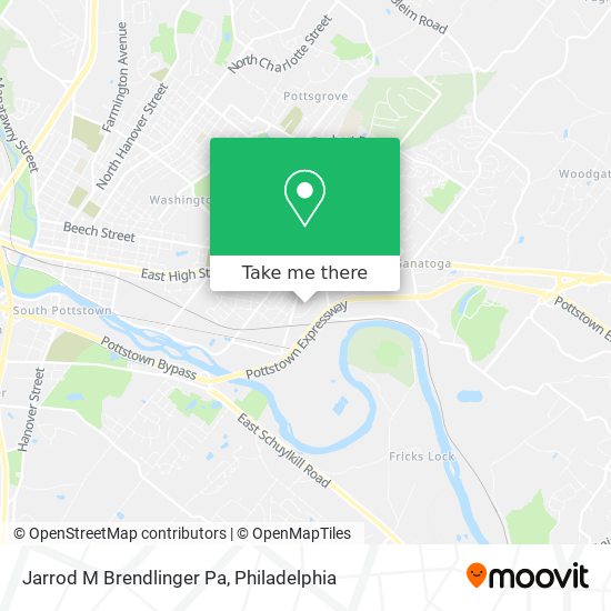 Mapa de Jarrod M Brendlinger Pa