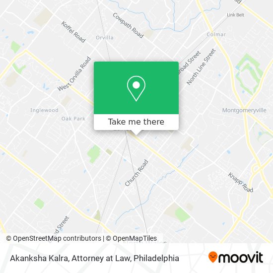 Akanksha Kalra, Attorney at Law map