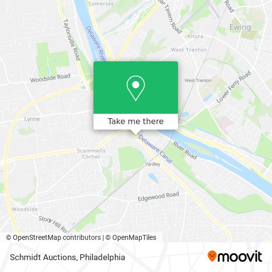 Schmidt Auctions map