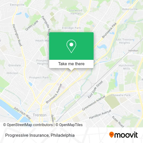 Progressive Insurance map