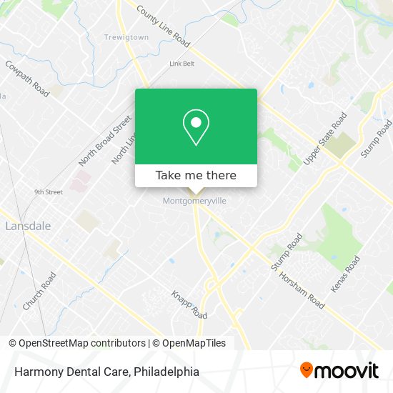 Harmony Dental Care map