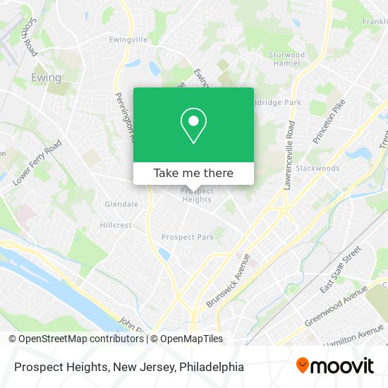 Prospect Heights, New Jersey map